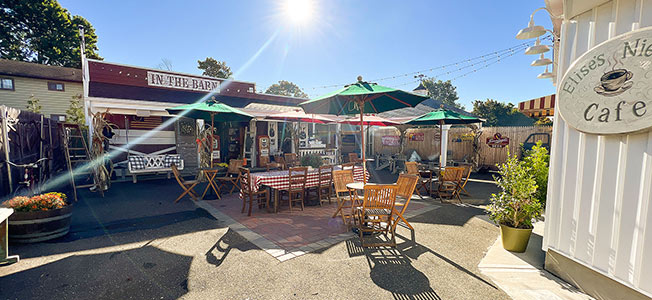 Outside event space at 441 Vintage