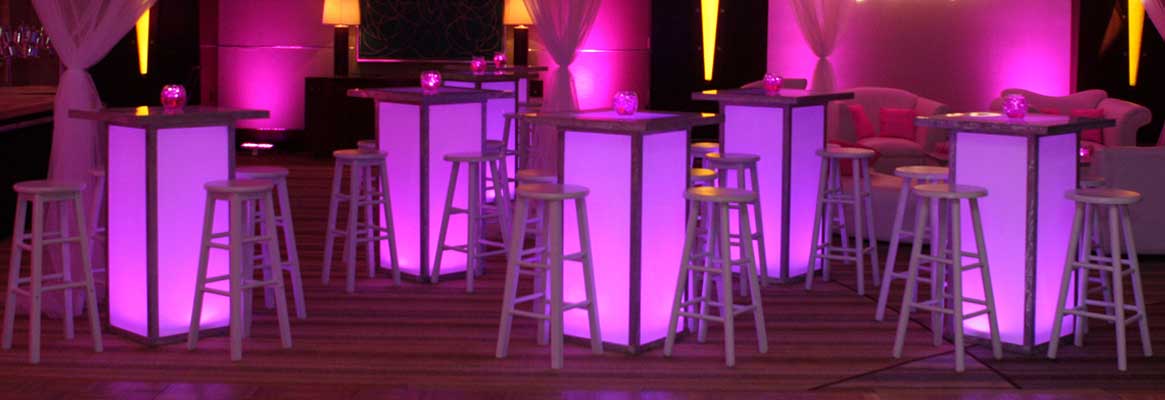Furniture, décor and all other equipment rentals for New York City sweet 16 events