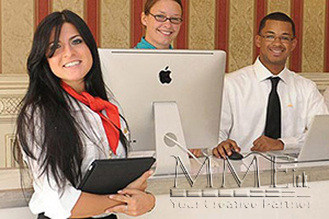 Estee Lauder event staff