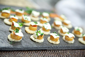 horderves at an upscale catered private event