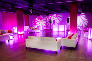 White Modern Lounge Furniture Rental