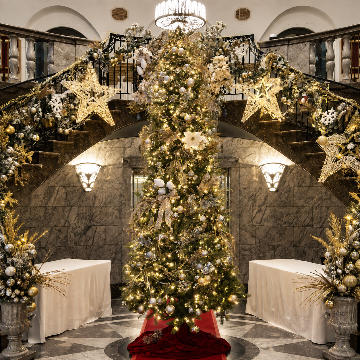 Holiday event catering and hospitality